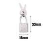 10 Pcs Vintage Style Cute Square Padlocks Antique Style Luggage