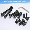 M METERXITY 20-Pack Hex Drive Socket Cap Bolt, M8 x
