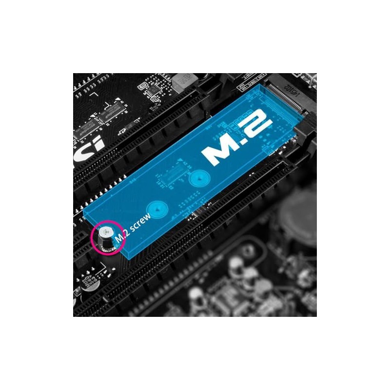 Laptopdiyparts M.2 SSD Securing Screws and Spacer Set M.2 Screw