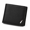 Men’s PU Leather Bifold Wallet for Daily Essentials – Compact