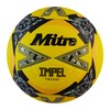 Mitre Unisex-Adult Impel Futsal 24 Football, Fluo Yellow/Black/Circular Grey, 4