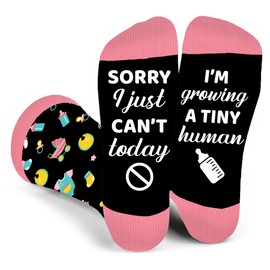First Time Mom Gifts for New Moms - Pregnancy Socks for Expecting 1st Time Mothers - Moms Gift for Valentine's, Christmas, Birthday - Pregnant Wife, Women, Mom to Be Congrats Gift Idea - Non Slip Sock