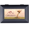 Love My Chihuahua Matte Black Jewelry Music Box Plays Wonderful