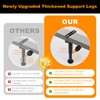 5 Pcs Adjustable Height Bed Support Legs 7.08-12.5 inch with
