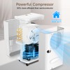 Dehumidifier,3000 Sq.Ft 32Pint Dehumidifier for Home-with Drain Hose,Ideal for Bedroom