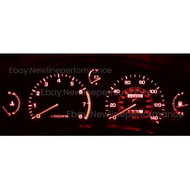 Newlineperformanceled Red Cluster LED Bulb Kit for Toyota MR2 SW20 3S-GTE 5S-FE 1991-1995