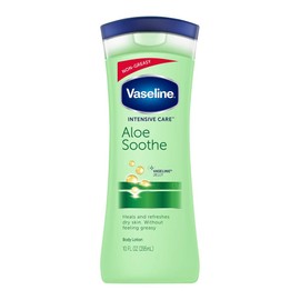 Vaseline Intensive Care Lotion for Dry Skin, Aloe Soothe, 10 FL OZ