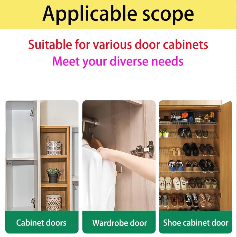 Qrity 2 Pcs Hinge Repair Plate, Cabinet Door Hinge Repair