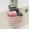 Kitchen Sink Caddy Sponge Holder Silicone Plastic Soap Holder Hanging