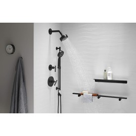 Kohler K-22172-BL Purist Wall Mount Supply Elbow, Matte Black