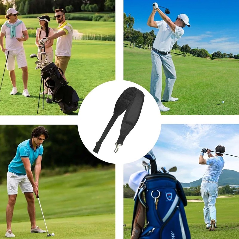 Correas ergonómicas para bolsas de carrito de golf, cómodas correas