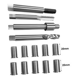 JMSMSH M10*1.5 Metric Thread Repair kit,10 20MM Stainless Steel Inserts