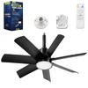 28 Inch Socket Fan Light with Remote Control, Screw in