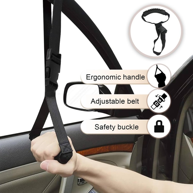 SIGANDG Pack of 2 Car Handle Assist for Elderly, Car