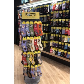 Foozys Men’s Tractors Working Man Novelty Crew Socks | 2 Pair