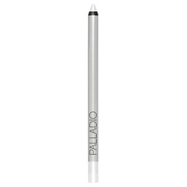 Palladio Delineador de ojos de precisión, a base de silicona, pigmento rico, aplicación suave, efecto ahumado dramático para el uso diario suave, párpados sensibles, se puede afilar, Whte Out