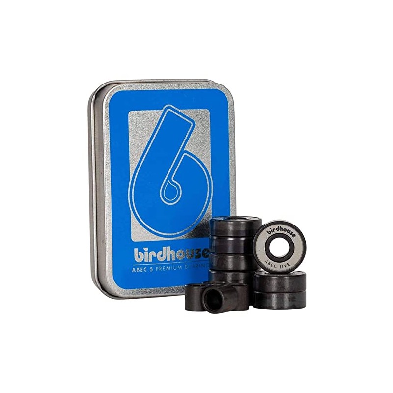 BIRDHOUSE SKATEBOARDS Bearings Abec 5 Grey