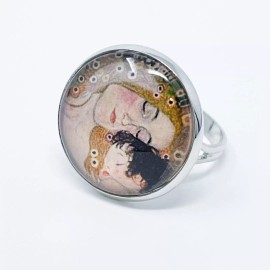 unbranded Mother and Child Wearable Art Ring