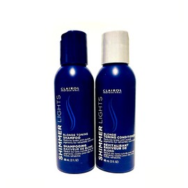 Clairol Professional Shimmer Lights Purple Shampoo & Conditioner 2 oz