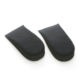 Foot Este Soft Memory Foam Insole, 0.8 inch (2 cm), Half Size, Black