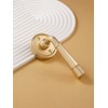 SORWDUERM 1 Pack Gold Door Lever Passage Door Levers Brushed