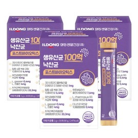 Ildong Life & Health Live Lactobacillus 10 Billion Butyric Acid Postbiotics 30 sachets (3 packs) for intestinal health / 일동생활건강 생유산균 100억낙산균 포스트바이오틱스 30포3개(3개월분)장건강