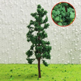 Evemodel D8030 20pcs O Scale Model Train Layout Iron Wire Trees 80mm Railroad Scenery