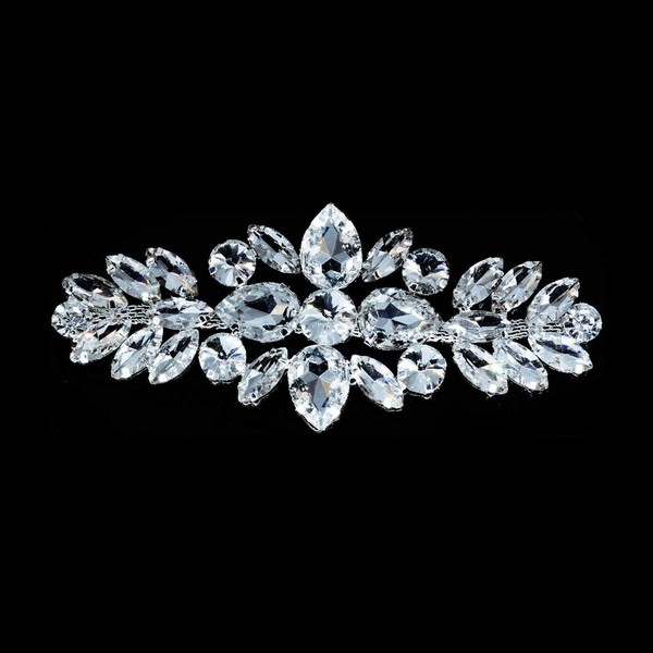 Trimming Shop Diamante Motif Crystal Rhinestone Applique Patch for Embellishment