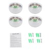 4Pcs Solar Powered LED Lights Outdoor Courtyard Waterproof Wall Mounted