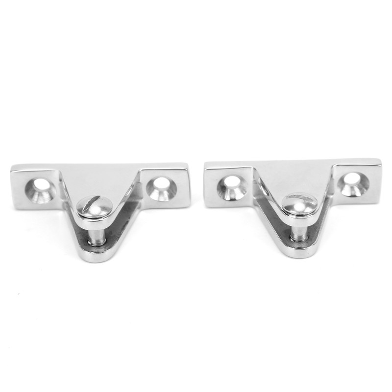 2pcs Bimini Top 90° Deck Hinge 316 Stainless Steel Heavy