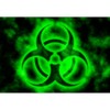 CafePress Green Biohazard Symbol Postcards (Package of 8), 6"x4" Printed