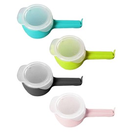 4 Pieces of Food Bag Sealing Clip, Kitchen Tools, Plastic Sealing Clips, Food Storage Accessories.