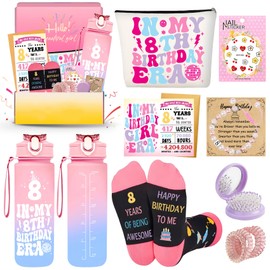 Zyphoria 8 Year Old Girl Birthday Gifts for 8 Year Old Girls Ideas Set,Cool Presents for 8 Years Olds Girls,Gifts for Age Eight Beautiful Teen Girl,8th Birthday Decorations for Sister Daughter Niece