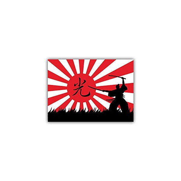 A1118 Sticker Honor Samurai Japan Flag Kung Fu Karate 7