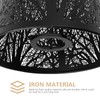 OSALADI Tree Shadow Lampshade, E27 Table Lamp Shade Hollow out