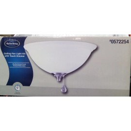 Harbor Breeze 41182 1-Light White Incandescent Ceiling Fan Light Kit -0572254