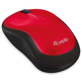 Equip 245113 Wireless Optical Mouse Mini Red
