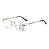 DEVYES Progressive Multifocus Reading Glasses for Men Women Metal Half