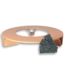 terraced® - Felt Glider Set for Flower Pot Saucer 27 cm - Made in Germany