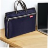 NOLITOY Oxford Fabric Document Bag Zippered Tote with Handle Spacious