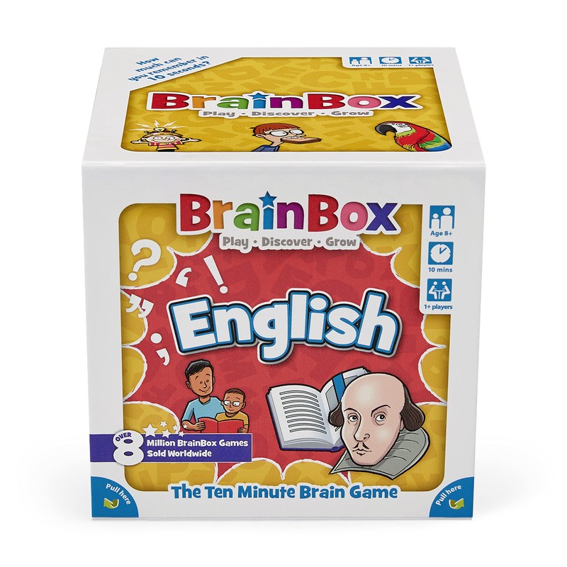 Brainbox English (Refresh 2022) Card Game Ages 8+ 1+ Players