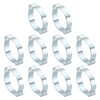 PATIKIL 10 Pack 34-37mm Double Ear Hose Clamp, Galvanized Steel