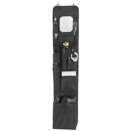 EXPLORER LB1 Police Style Hanging Closet Door Organizer 11" x 52"-Locker Org, Black