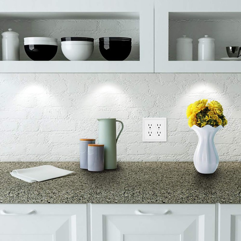 Sunken Pearls Decorative Wall Plate Switch Plate Outlet Cover, Durable