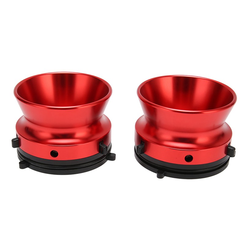 1 Pair NAB Hub Adapters Polished Aluminum Alloy Universal Loading