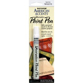 Rust-Oleum, White, 215153 American Accents Satin Decorative Paint Pen, 1/3-Ounce