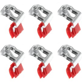 Sink Bow Mounting Brackets, Mounting Brackets, Undermount Sink Clips, Slotted Clamp for Sink Mounting, Sink Bow, Adjustable, Suitable for Laundry Rooms, Kitchen Sinks, Shower Rooms, 6 Pieces