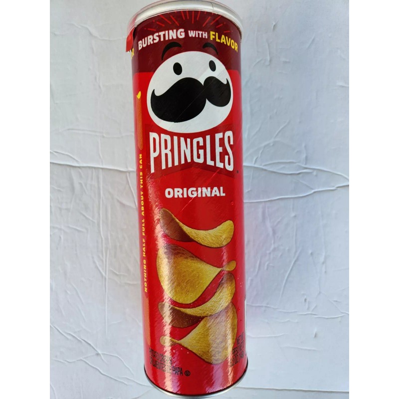 PRINGLES ORIGINAL BURSTINGWITH FLAVOR POTATO CRISPS 5.2 OZ 05/2025