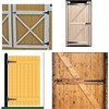 MLHpeak T-Strap Shed Hinge Gate Strap Heavy Duty Hinge Door