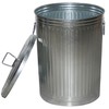 MARKSON 20 Gallon Trash Can with Lid Round Galvanized Steel